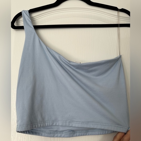 Room Service One Shoulder Crop Top - Picture 4 of 4